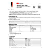 3M High Performance Industrial Plastic Adhesive, Light Amber, 1 Gallon (4693) (7000046575) (4 Pack) - 4