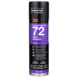 3M 72 Pressure Sensitive Spray Adhesive, Blue, 24 fl oz Can Net Wt 17.3 oz, Aerosol (7000046588) (12 Pack)