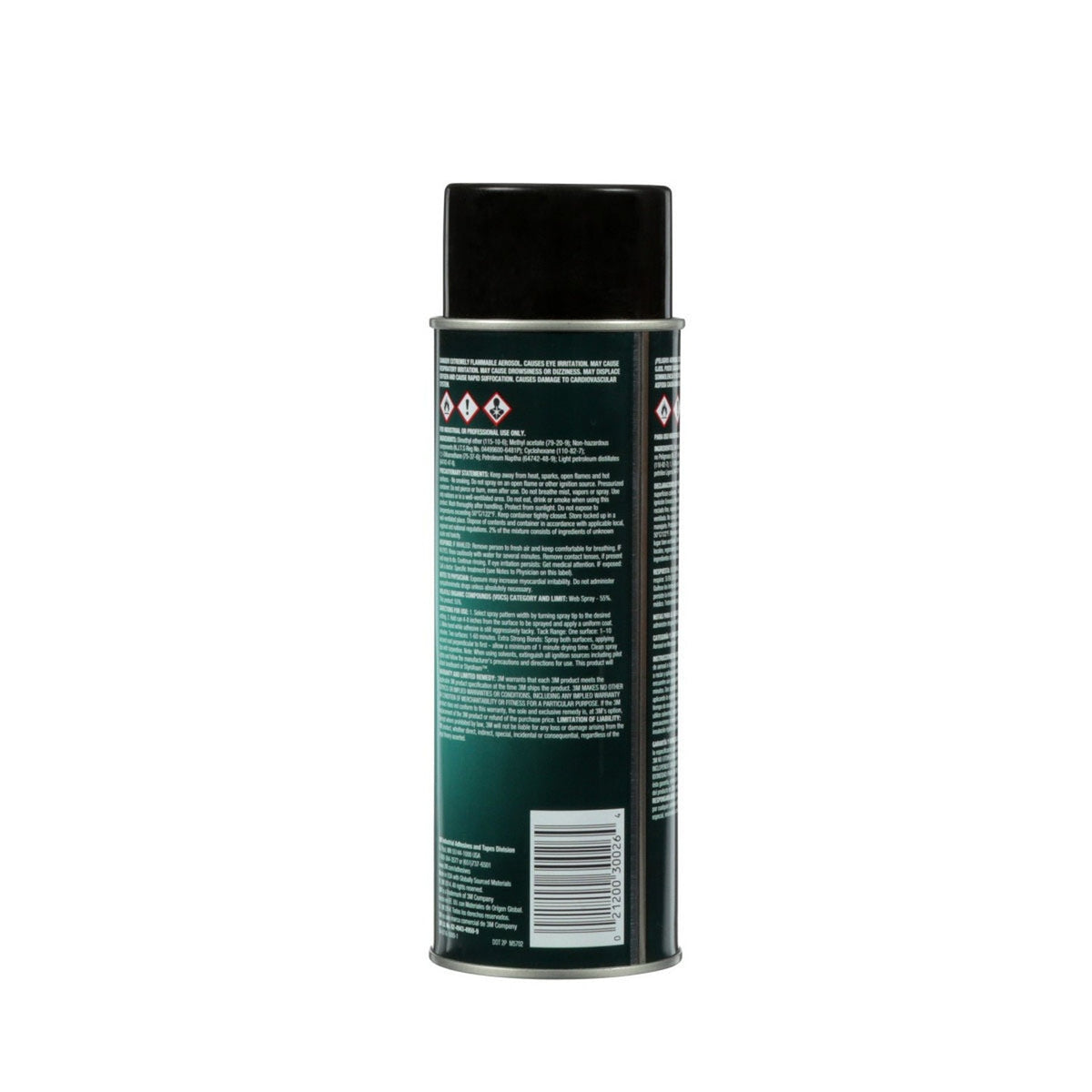3M 76 30026 Hi-Tack Spray Adhesive, Clear, 24 fl oz Can Net Wt 18.1 oz (7000046589) - 3