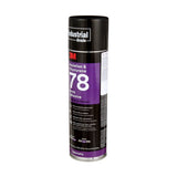 3M 78 41593 Polystyrene Foam Insulation Spray Adhesive, Clear, 24 fl oz Can, Net Wt 17.9 oz (7000046590) - 3