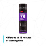 3M 78 41593 Polystyrene Foam Insulation Spray Adhesive, Clear, 24 fl oz Can, Net Wt 17.9 oz (7000046590) (12 Pack) - 6
