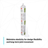 3M Adhesive Sealant 760 UV, White, 600 mL Sausage Pack (760 UV) (7000046609) (12 Pack) - 7