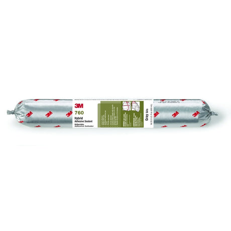3M 760 UV Adhesive Sealant, UV Resistant High Performance, Gray, 600 mL Sausage Pack (7000046611) (12 Pack)