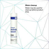 3M 08500 All-Around Autobody Sealant, Medium-Bodied, Water-Based, Quick-Drying, White, 1/10 gal 10 fl oz Cartridge (7000046622) (12 Pack) - 8