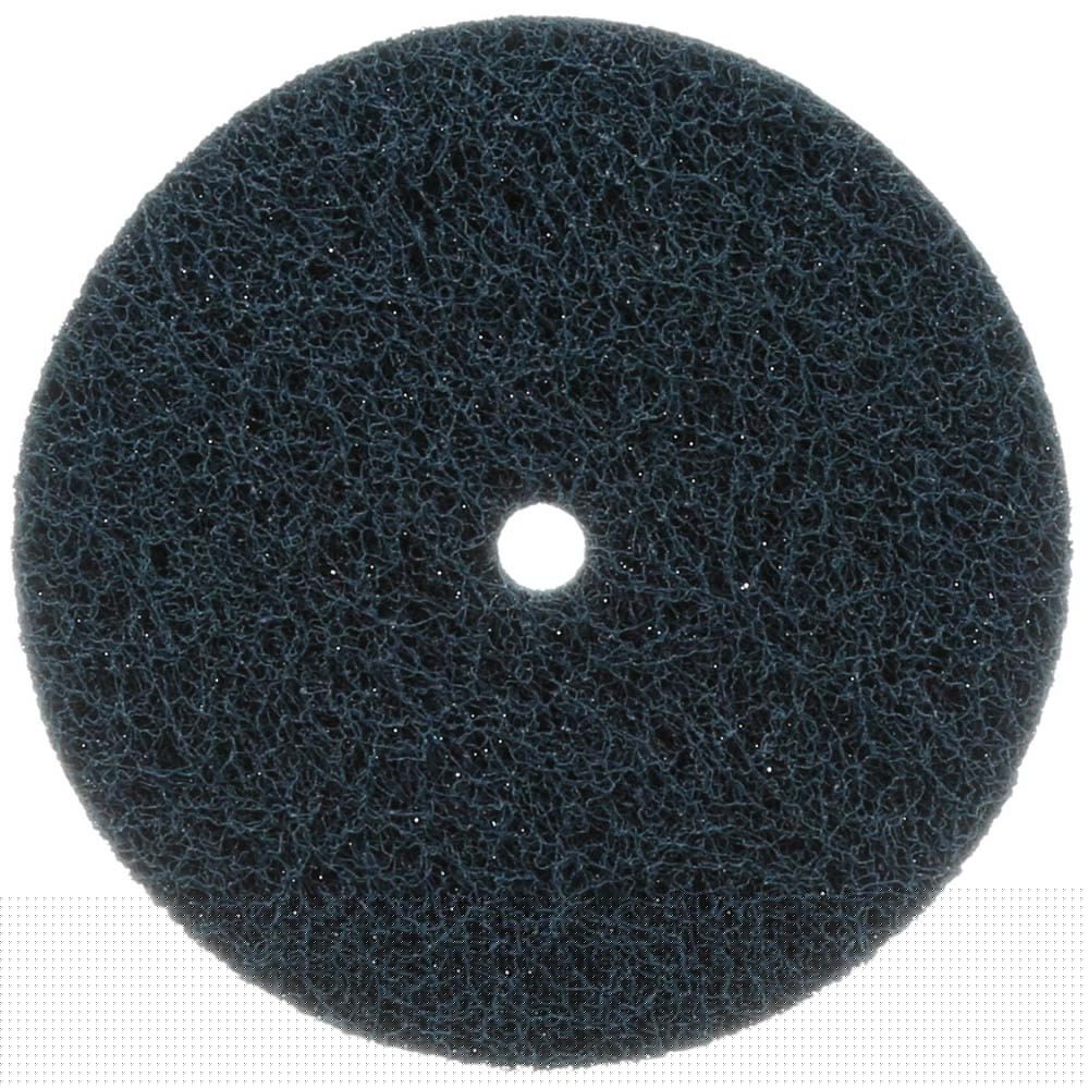 3M 810710 Standard Abrasives 32517 Buff and Blend HS Disc , 6 in x 1/2 in A MED Blue (7000046749) (10 Pack)