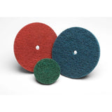 3M 810710 Standard Abrasives 32517 Buff and Blend HS Disc , 6 in x 1/2 in A MED Blue (7000046749) (10 Pack) - 2