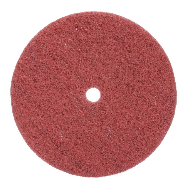 3M 860708 Standard Abrasives Buff and Blend HS Disc , 6 in x 1/2 in A VFN Pink (7000046751) (10 Pack)
