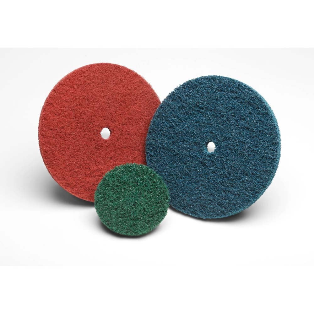 3M 860708 Standard Abrasives Buff and Blend HS Disc , 6 in x 1/2 in A VFN Pink (7000046751) (10 Pack) - 3