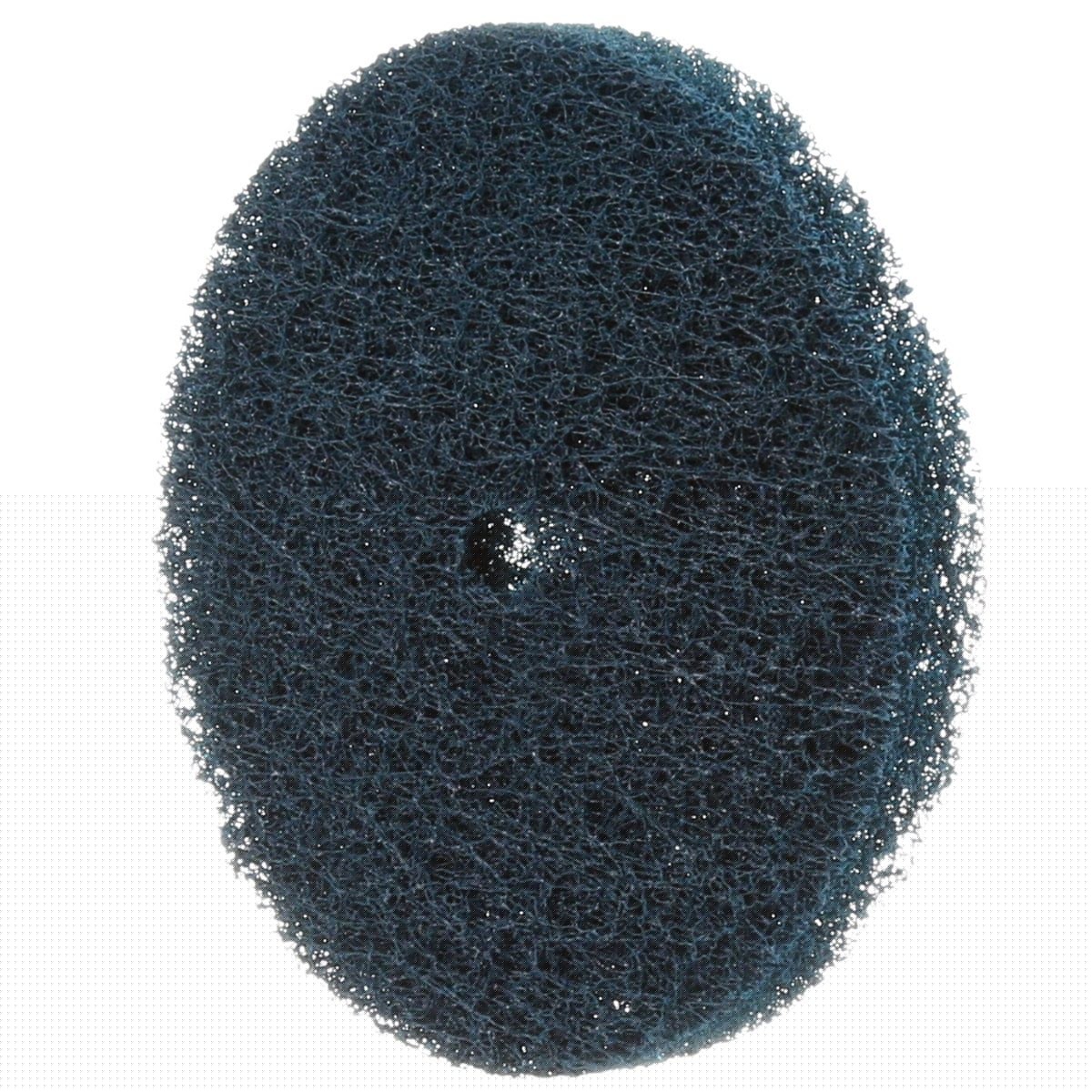 3M 860910 Buff and Blend HS-F Disc, Aluminum Oxide Medium Blue, 8 in x 1/2 in (7000046906) (5 Pack) - 2