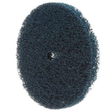 3M 860910 Buff and Blend HS-F Disc, Aluminum Oxide Medium Blue, 8 in x 1/2 in (7000046906) (5 Pack) - 2