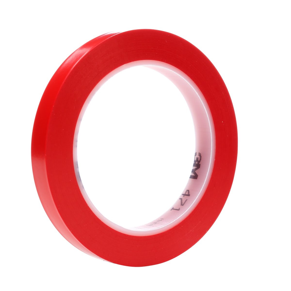 3M 471 Vinyl Tape, Red, 1/2 in x 36 yd, 5.2 mil (7000047451) (72 Pack)