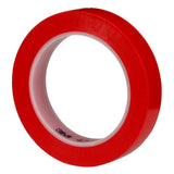 3M 471 Vinyl Tape, Red, 3/4 in x 36 yd, 5.2 mil (7000047452) (48 Pack) - 3