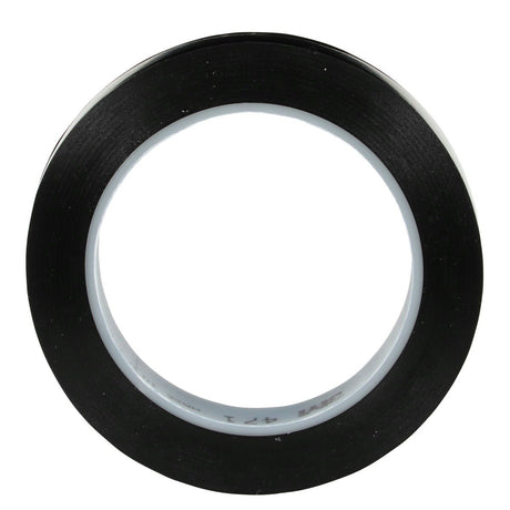 3M 471 Vinyl Tape, Black, 3/4 in x 36 yd, 5.2 mil (7000047457) (48 Pack)
