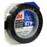 3M 471 Vinyl Tape, Black, 3/4 in x 36 yd, 5.2 mil (7000047457) (48 Pack) - 6