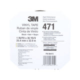 3M 471 Vinyl Tape, Rubber Adhesive, Black, 1 in x 36 yd, 5.2 mil (7000047458) (36 Pack) - 9