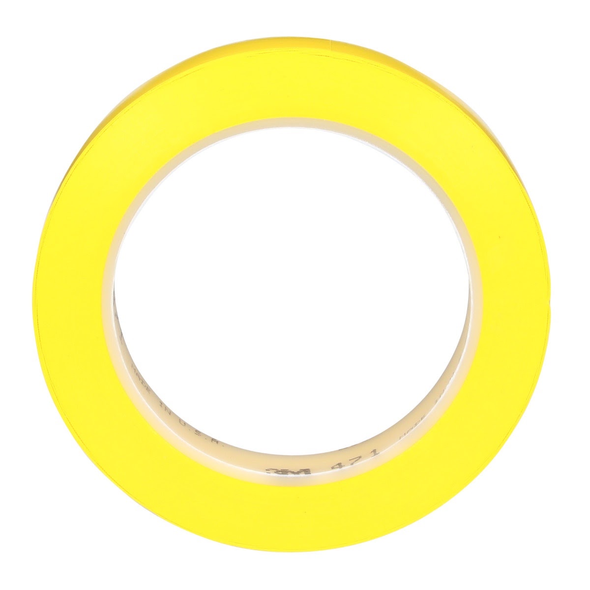 3M 471 Vinyl Tape, Yellow, 3/4 in x 36 yd, 5.2 mil (7000047467) (48 Pack) - 5