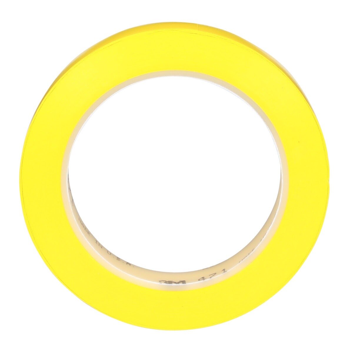 3M 471 Vinyl Tape, Yellow, 3/4 in x 36 yd, 5.2 mil (7000047467) (48 Pack) - 5