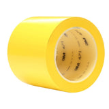 3M 471 Vinyl Tape, Yellow, 4 in x 36 yd, 5.2 mil (7000047471) (8 Pack) - 2