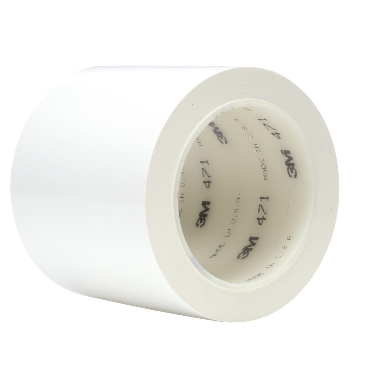 3M 471 Vinyl Tape, White, 4 in x 36 yd, 5.2 mil (7000047476) (8 Pack) - 2