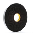 3M 4516 Vinyl Foam Tape, Black, 1 in x 36 yd, 62 mil (7000047493) (9 Pack)