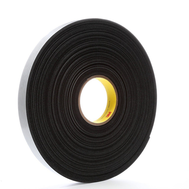 3M 4516 Vinyl Foam Tape, Black, 1 in x 36 yd, 62 mil (7000047493) (9 Pack)