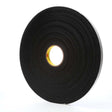 3M 4508 Vinyl Foam Tape , Black, 1 in x 36 yd, 125 mil, 9 per (7000047497) (9 Pack)