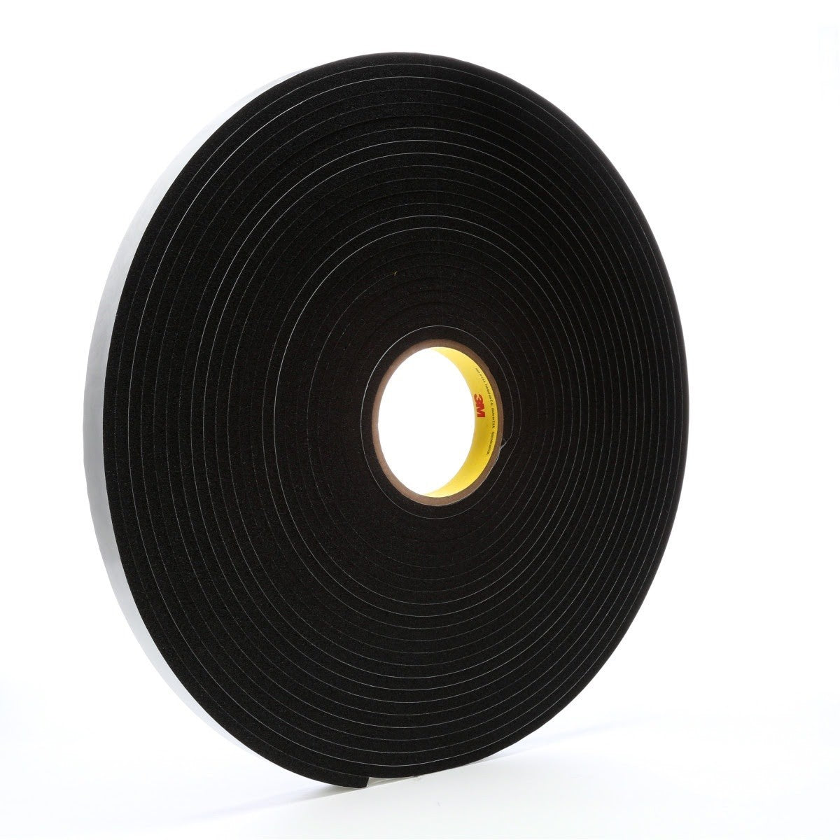 3M 4504 3319 Vinyl Foam Tape, Black, 3/4 in x 18 yd, 250 mil (7000047498) (144 Pack)
