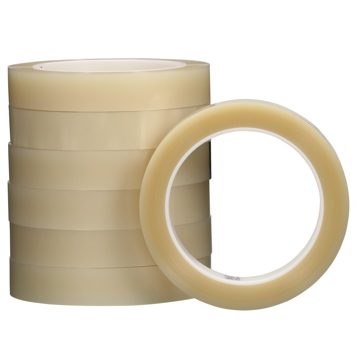3M 853 Polyester Film Tape, Transparent, 1 in x 72 yd, 2.2 mil (7000047525) (36 Pack) - 6