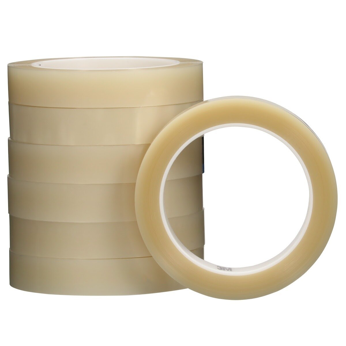 3M 853 Polyester Film Tape, Transparent, 1 in x 72 yd, 2.2 mil (7000047525) (36 Pack) - 6