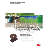 3M Scotch-Brite Surface Preparation Pad, 8 in, Medium, Brown (7000047550) (25 Pack) - 5