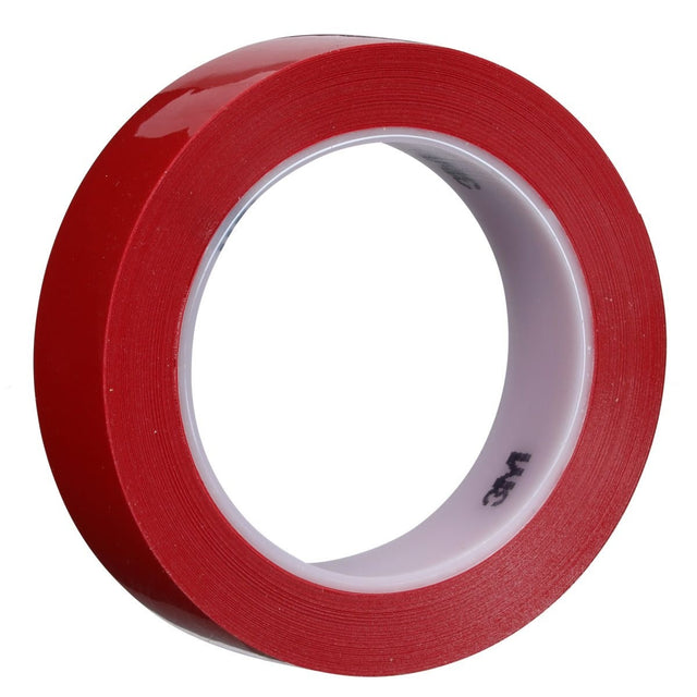 3M 483 Polyethylene Tape Red 1 in x 36 yd 5.0 mil (7000048379) (36 Pack)
