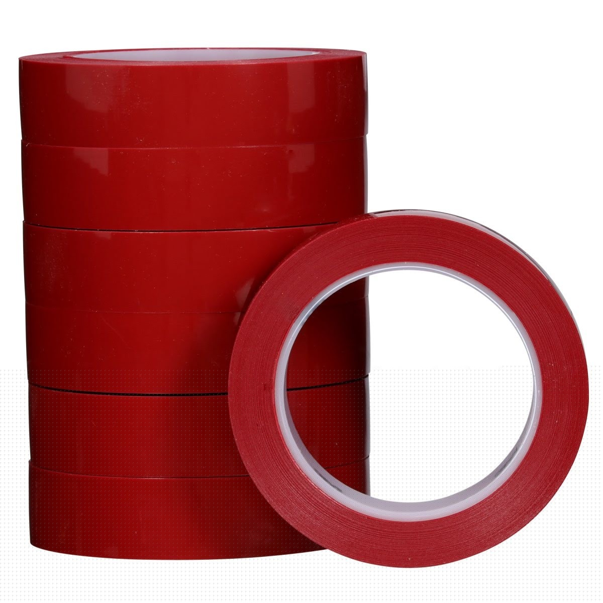 3M 483 Polyethylene Tape Red 1 in x 36 yd 5.0 mil (7000048379) (36 Pack) - 5