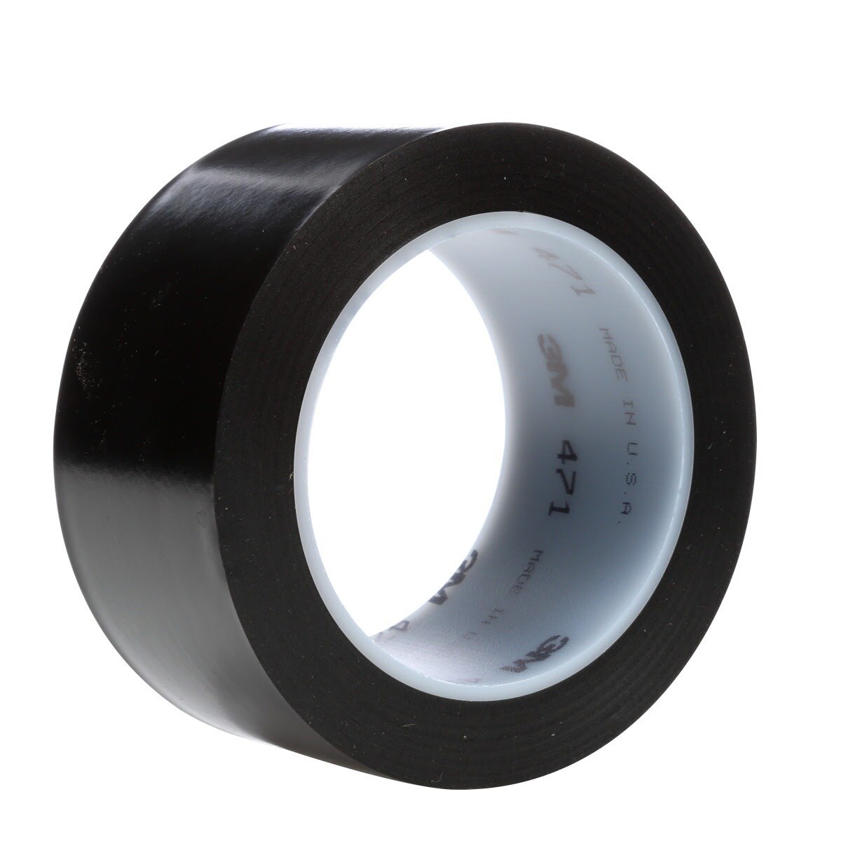 3M 471 Vinyl Tape, Black, 2 in x 36 yd, 5.2 mil (7000048401) (24 Pack)