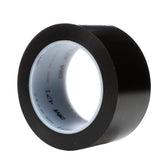 3M 471 Vinyl Tape, Black, 2 in x 36 yd, 5.2 mil (7000048401) (24 Pack) - 2