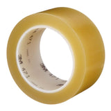 3M 7000048403 Vinyl Tape 471, 2" x 36 yd 5.2 mil, Transparent (24 Pack) - 3