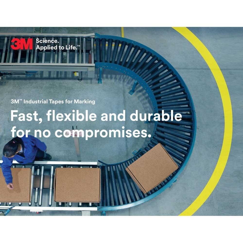 3M 7000048403 Vinyl Tape 471, 2" x 36 yd 5.2 mil, Transparent (24 Pack) - 9