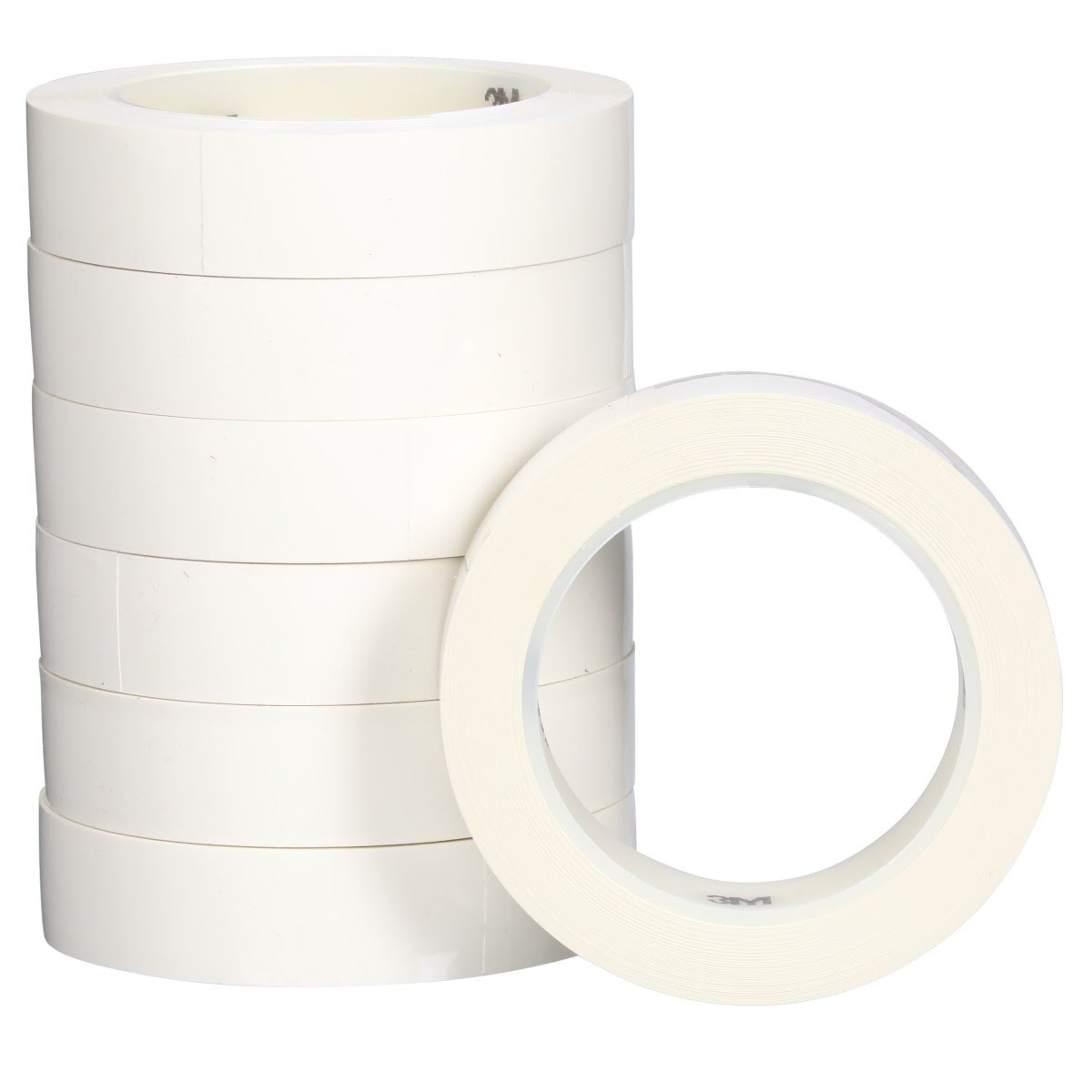 3M 483 Polyethylene Tape White 1 in x 36 yd 5.0 mil (7000048439) (36 Pack) - 5