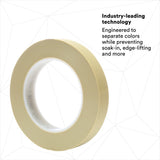 3M 218 Scotch Fine Line Tape, Polypropylene Film, Rubber Adhesive, Green, 3/4 in x 60 yd, 5.0 mil (7000048459) (12 Pack) - 8