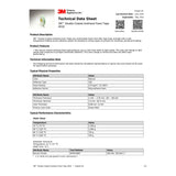 3M 4016 Double Coated Urethane Foam Tape, Off White, 1/2 in x 36 yd, 62 mil (7000048478) (18 Pack) - 8
