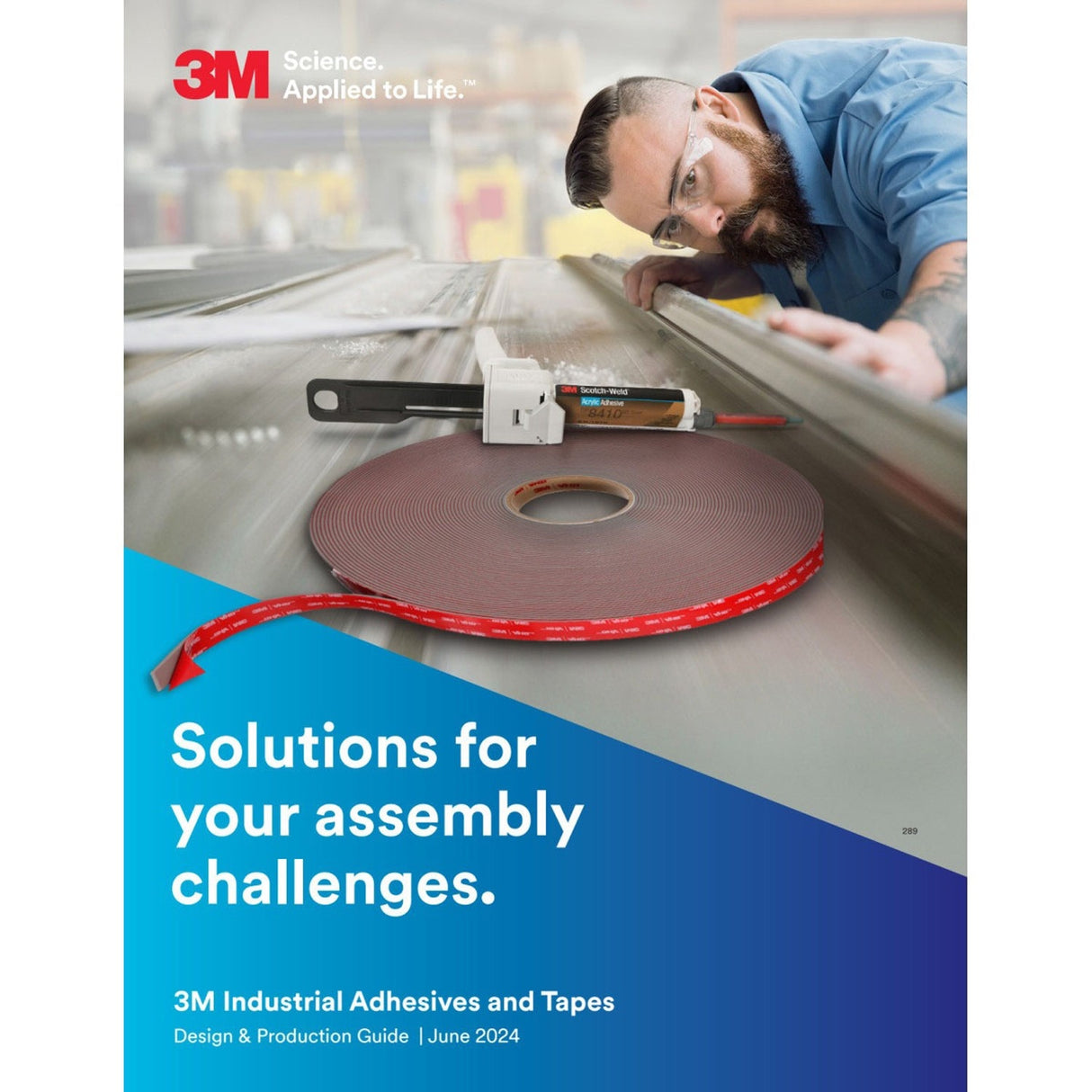 3M 4016 Double Coated Urethane Foam Tape, Off White, 1/2 in x 36 yd, 62 mil (7000048478) (18 Pack) - 9