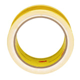 3M 695 Riveters Tape, Yellow with White Adhesive, 2 in x 36 yd, 3 mil (7000048596) (24 Pack) - 4