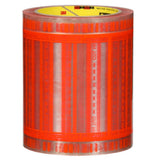 3M 824 Scotch Pouch Tape Roll, Pressure Sensitive, 2.5 mil, Orange and Transparent, 5 in x 6 in (7000048603) (12 Pack)