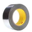 3M 363 High Temperature Aluminum Foil Glass Cloth Tape, Silver, 3/4 in x 36 yd, 7.3 mil (7000048751) (48 Pack)