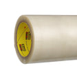 3M 853 Polyester Film Tape, Transparent, 12 in x 72 yd, 2.2 mil (7000048763) (4 Pack)