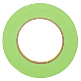 3M 233+ 26332 Scotch Performance Green Masking Tape, 12 mm x 55 m (7000048803) (48 Pack)