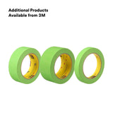 3M 233+ 26332 Scotch Performance Green Masking Tape, 12 mm x 55 m (7000048803) (48 Pack) - 3