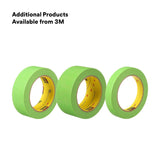 3M 233+ 26332 Scotch Performance Green Masking Tape, 12 mm x 55 m (7000048803) (48 Pack) - 3