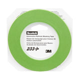 3M 233+ Scotch Performance Green Masking Tape, 6 mm x 55 m, Automotive Refinish (26344) (7000048806) (12 Pack) - 2
