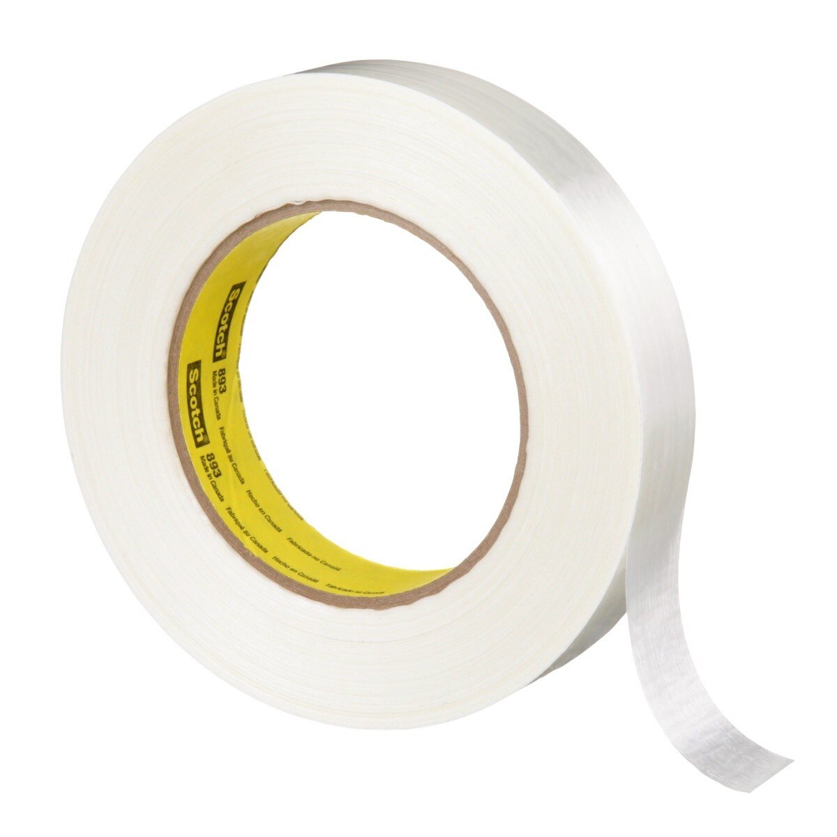 3M 893 Scotch Filament Tape, Clear, 24 mm x 55 m, 6 mil (7000048809) (36 Pack) - 5