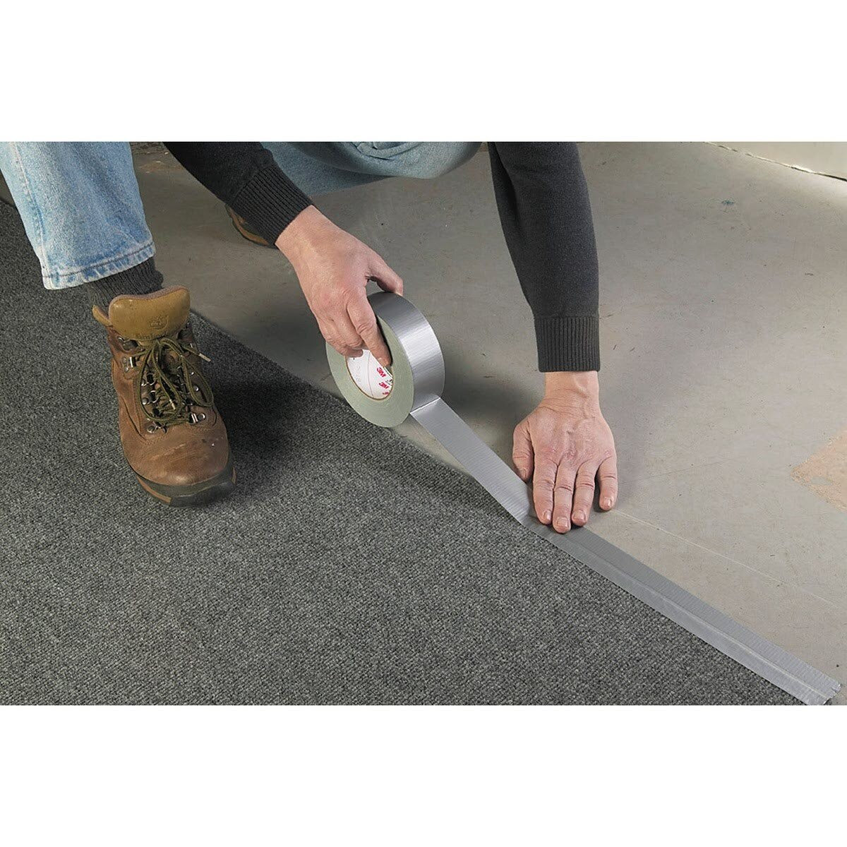 3M 3939 Heavy Duty Duct Tape, Silver, 2-7/8 in x 60 yd, 9.0 mil, Water Resistant (7000048815) (12 Pack) - 10
